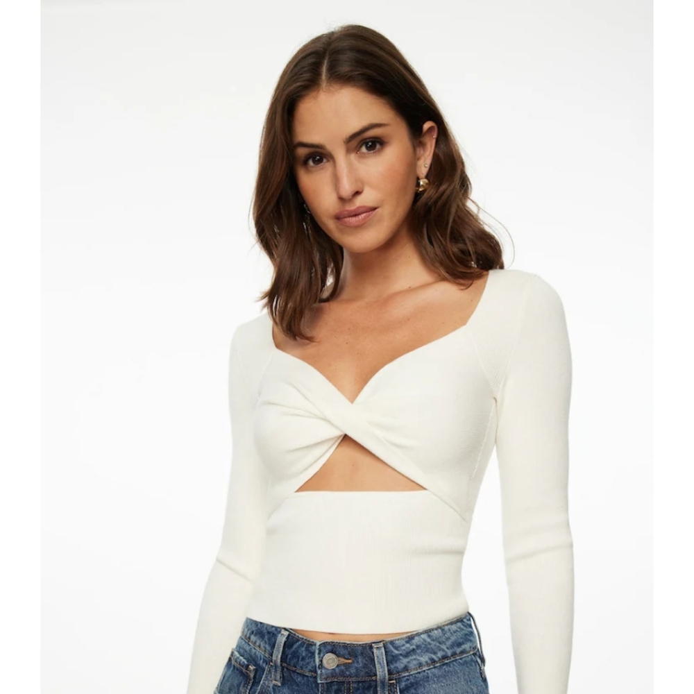 Dynamite Cream Sweater